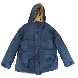 Vintage‎ 70s Columbia Sportswear Winter Coat Men's Size XS Blue Utility Pockets